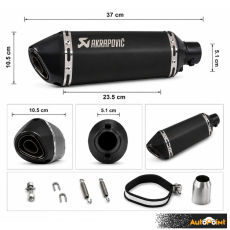 Гърне за мотоциклет черно 40см PG514