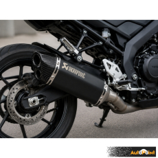 Гърне за мотоциклет черно/карбон 40см PG515