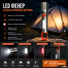 Фенер Лед PA1507 + Кабел за зареждане