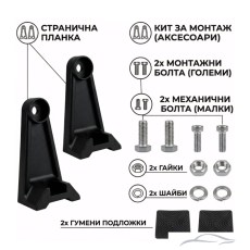 Лед бар Spot/Flood Combo, 72W, 35см, 7200lm, за кола, джип, камион, ATV, UTV 0772