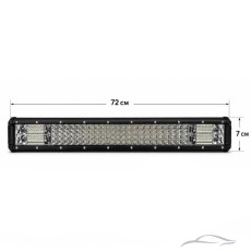 Лед бар, Spot/Flood Combo, 132W, 72см, 11000 lm, за джип, пикап, камион, SUV, ATV 01132