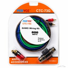 Комплект кабели за автоусилвател 8 AWG 800W PA1750