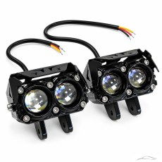 Халоген за мпс 2LED 12-24V - БЯЛО/ЖЪЛТО