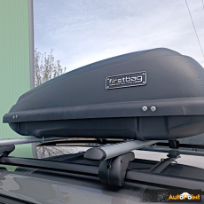 Автобокс FirstBag Еко 370L (черен)