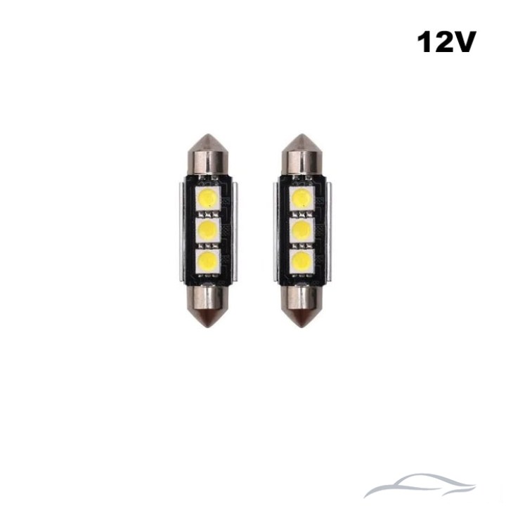 Диодни крушки 11041 - 39мм 2бр/к-т