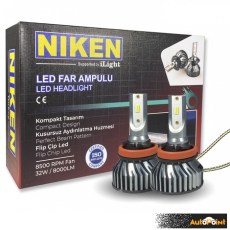 Диодни крушки NIken H11 ПРО 2бр/к-т
