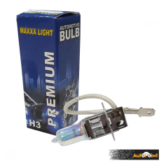 Крушки Maxxx Light H3 12V 55W P22S Жълти
