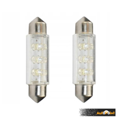 Диодни крушки - FE1 3LED 41мм 2бр/к-т - СИНИ