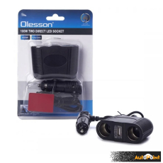 Разклонител за запалка 2-ка+USB 1645