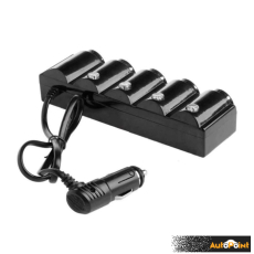 Разклонител за запалка 4-ка + 2 USB 1504