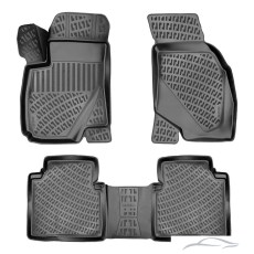 Гумени стелки RizLine съвместими с Hyundai Santa Fe 2000-2006