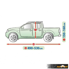 Покривало Kegel серия Mobile размер XL сиво за Pick UP