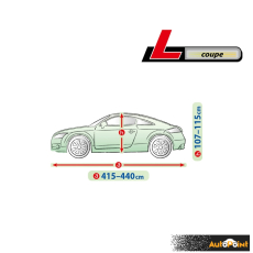 Покривало Kegel серия Mobile Garage размер L сиво за Купе