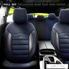 Тапицерия за седалки Otom Sport Plus PLS104 (черно/синьо)