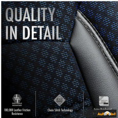 Тапицерия за седалки Otom Sport Plus PLS104 (черно/синьо)