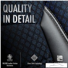 Тапицерия за седалки Otom Sport Plus PLS104 (черно/синьо)