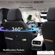 Тапицерия за седалки Otom Sport Plus PLS101 (черно/сиво)