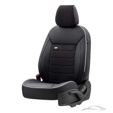 Тапицерия за седалки Otom Premium PRM118 (Черно/Бяло)