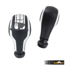 Топка за скоростен лост съвместима с Peugeot 207/307/308/408 - 5 скорости - Хром
