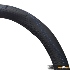 Калъф за волан 2019 - 38cm - Черен със син конец