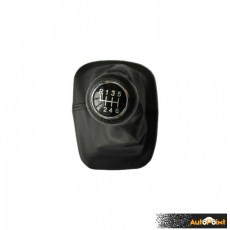 Топка за скоростен лост с маншон съвместима с VW Golf V с 6 скорости - Black
