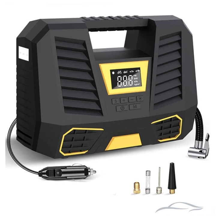 Компресор дигитален за гуми 12V - 1808-1