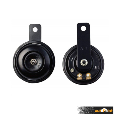 Електрически клаксон 405 - 12V Черен 90мм