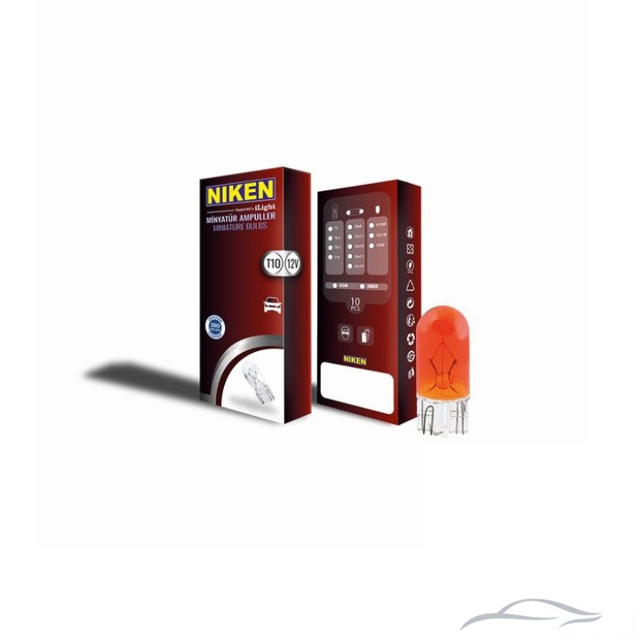 Крушки NIKEN Т10 5W - 12V 10 БР/КУТИЯ