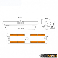 Сигнална лампа - маяк PG428 / 2013 12-24V