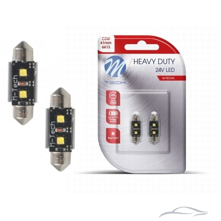 Диодни Крушки 24V Канбъс - LB9814W 41мм