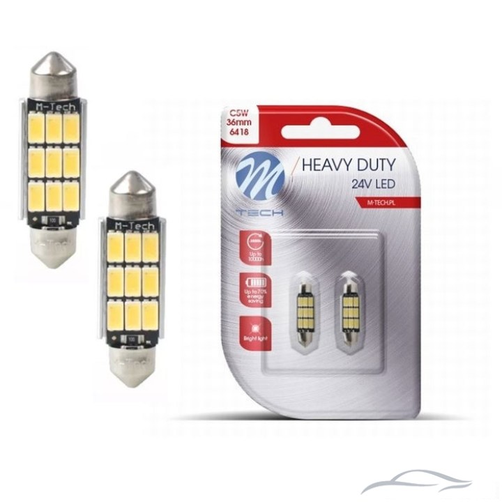 Диодни Крушки 24V Канбъс - LB9815W 36мм