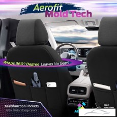 Тапицерия за седалки Otom Carbon CRB3402 (черно/червено)