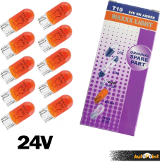 Крушки Maxxx Light Т10 5W - 24V 10 БР/КУТИЯ
