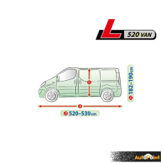 Покривало Kegel серия Mobile размер L520 сиво за VAN