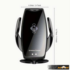 Поставка за телефон с Wireless Charger PG154 - Черна