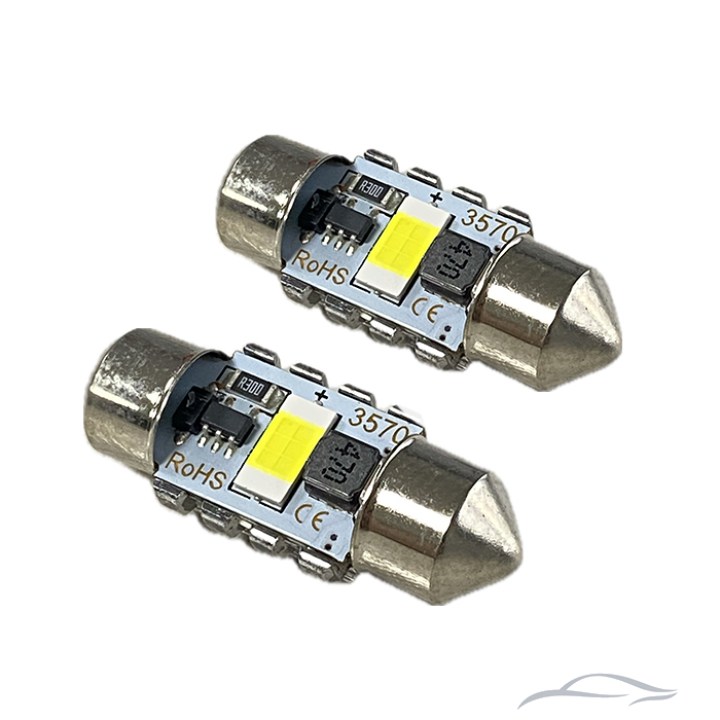 Диодни крушки 82306 - 31мм - 12/24V - 2бр/к-т