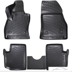 Гумени стелки RizLine съвместими с Fiat 500 L Pool Mat (2012-2017)