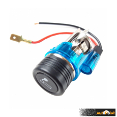 Универсална запалка за автомобили - 12V -09649 - синя