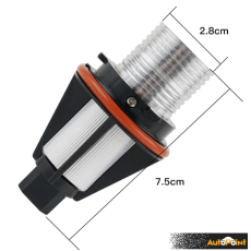 Диод за ангелско око 5W Бели - E39,E53,E60,E61,E64 2бр/к-т