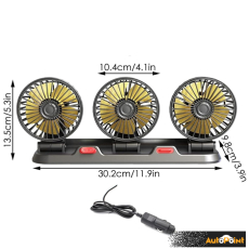 Вентилатор PG376 Троен 12V