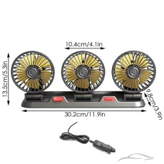 Вентилатор PG376 Троен 12V