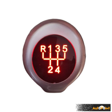 Топка за скоростен лост PA756 - 5 Скорости - Светеща - Сива