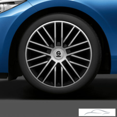 Тасове за джанти 15'' Sparco BERGAMO / SPC1585SVBK