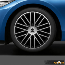 Тасове за джанти 16'' Sparco BERGAMO / SPC1685SVBK