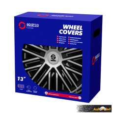 Тасове за джанти 16'' Sparco BERGAMO / SPC1685SVBK