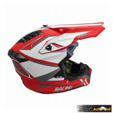 Кросова Каска 127 - XL - Red/ White