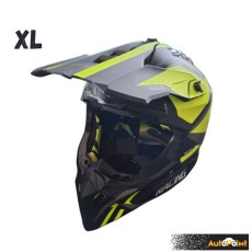 Кросова Каска 127 - XL - Black/Yellow