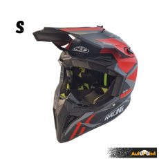 Кросова Каска 127 - S - Matt Black/Red