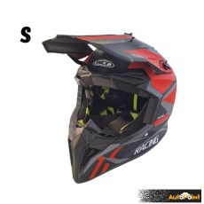 Кросова Каска 127 - S - Matt Black/Red