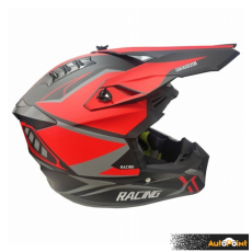 Кросова Каска 127 - S - Matt Black/Red